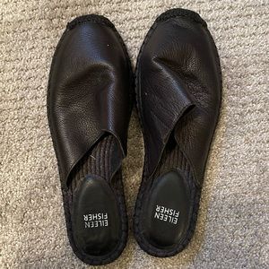 Eileen Fisher black slides